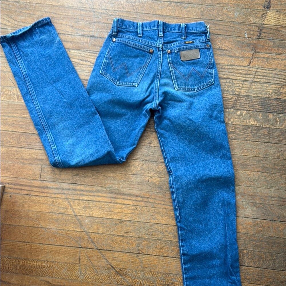 Wrangler Straight Leg Blue Jeans